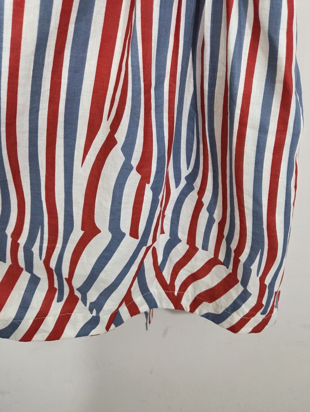 NWT Tuckernuck Mini Callie Dress Americana Wavy Stripe Linen Blend Size Small - Picture 8 of 10